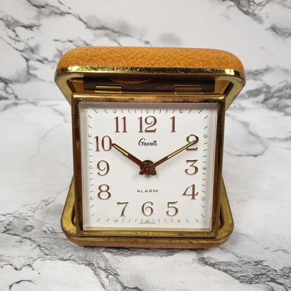 Grants Travel Alarm Clock Germany Vintage - Picture 2 of 12